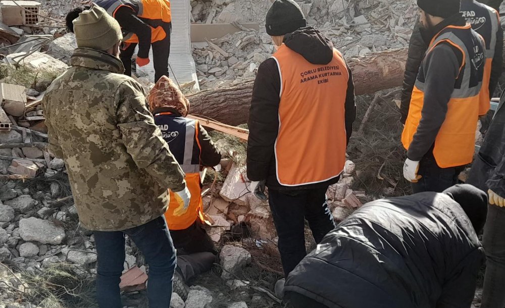 Tekirdağ Deprem Bölgesinde