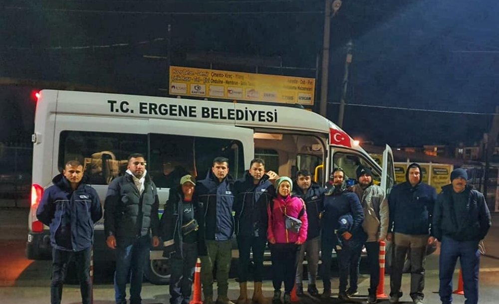 Tekirdağ Deprem Bölgesinde