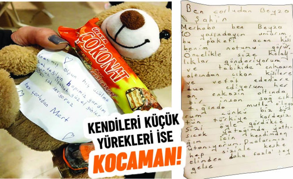 Kendileri Küçük Yürekleri İse Kocaman!