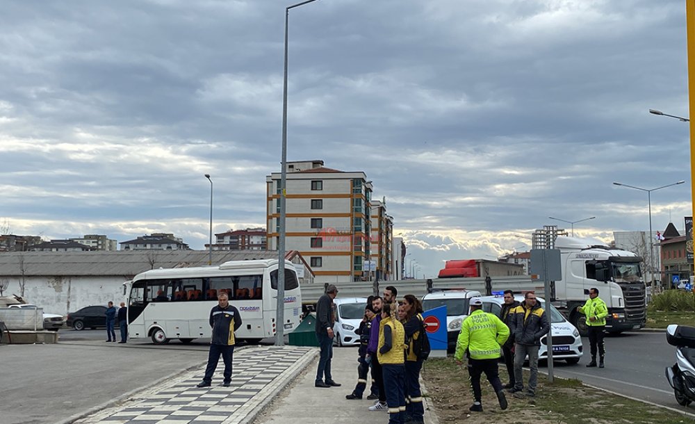 Akaryakıt İstasyonunda Bomba Gibi Ses Duyuldu