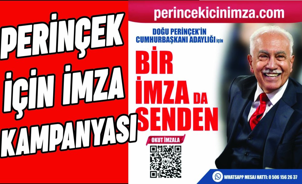 Perinçek İçin İmza Kampanyası 