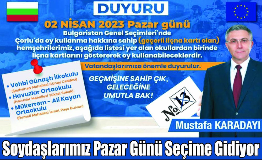 Soydaşlarımız Yarın Seçime Gidiyor