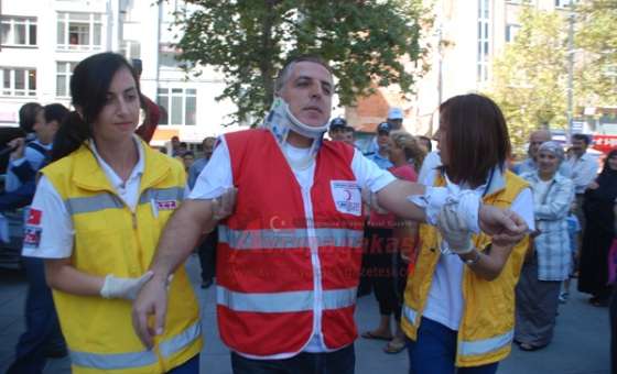 Gerçeğini Aratmayan Kurtarma Tatbikatı