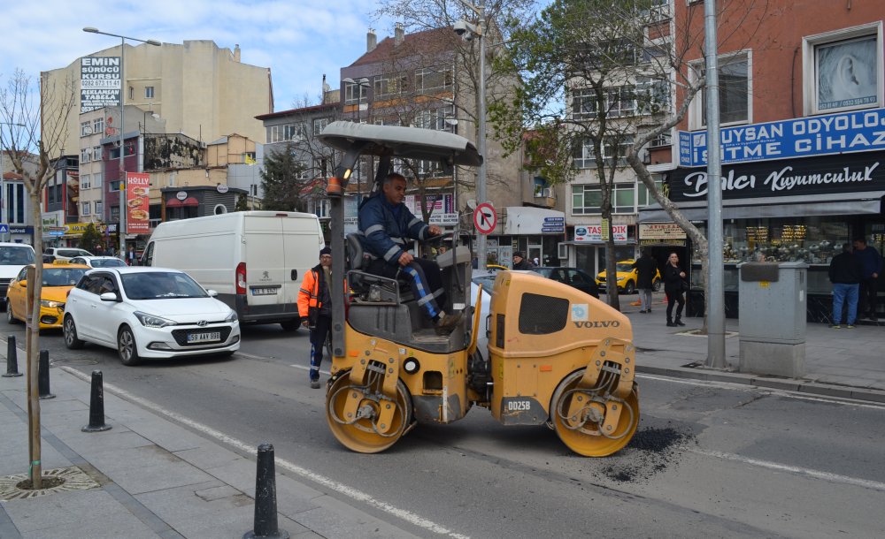 Yama Çalışması Trafiğe Felç Etti