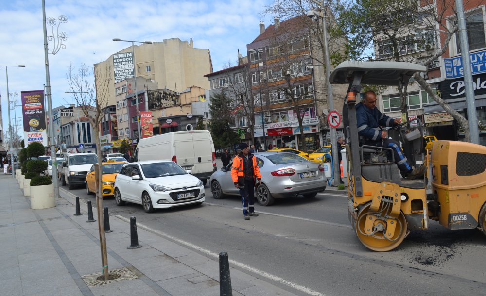 Yama Çalışması Trafiğe Felç Etti