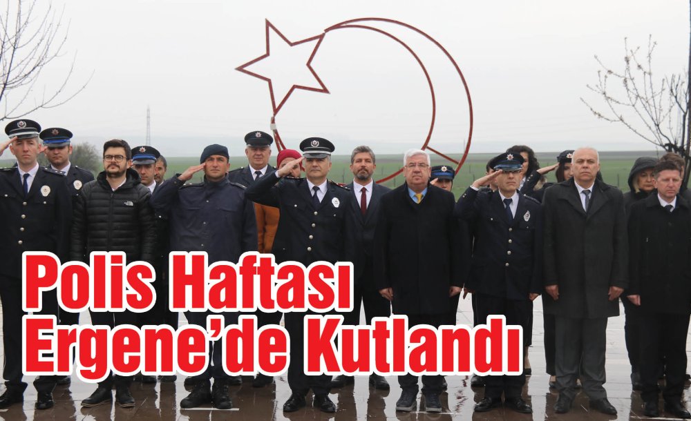 Polis Haftası Ergene'de Kutlandı