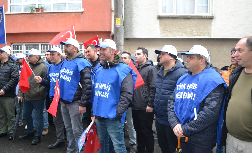 Savunma Sanayide Çalışan İşçiler Hakkını İstiyor