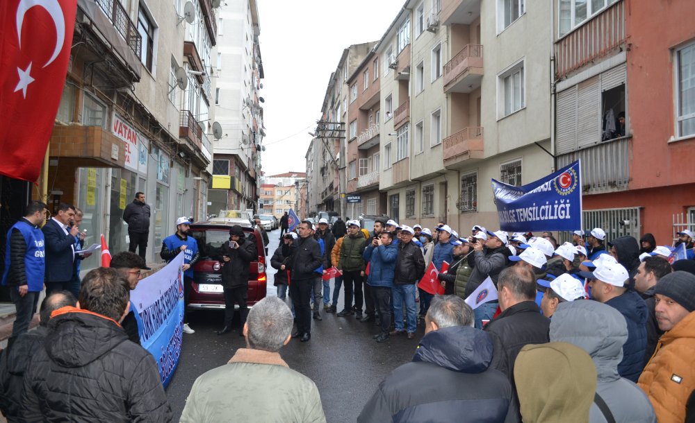 Savunma Sanayide Çalışan İşçiler Hakkını İstiyor