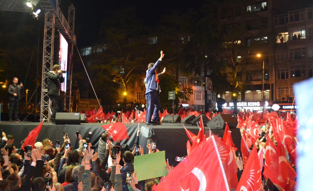 Çorlu'da İmamoğlu Coşkusu Yaşandı 