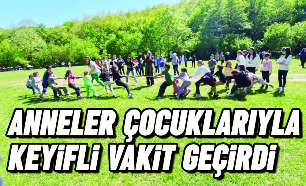 Anneler Çocuklarıyla Keyifli Vakit Geçirdi 