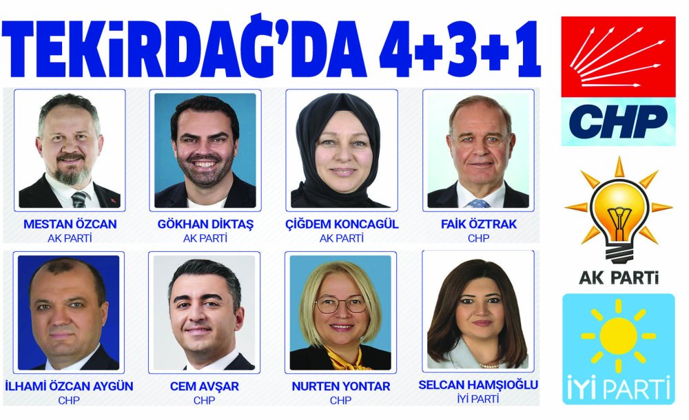 Tekirdağ'da 4+3+1