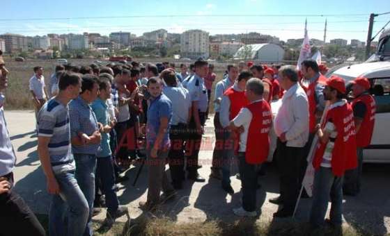 Sendikacıların Basın Açıklamasında Arbede Çıktı