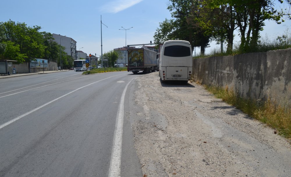 Çırak Bayırındaki Bu Yola Vatandaş Tepkili