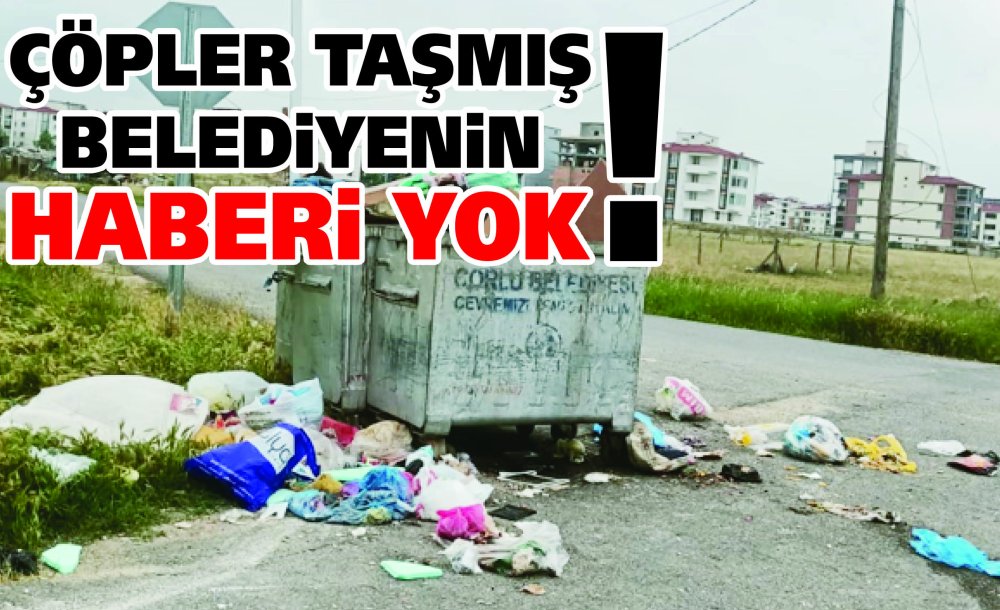 Çöpler Taşmış Belediyenin Haberi Yok!