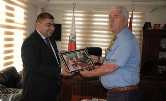 Kaymakam Kızıltoprak'tan Başkan Yüksel'e Ziyaret
