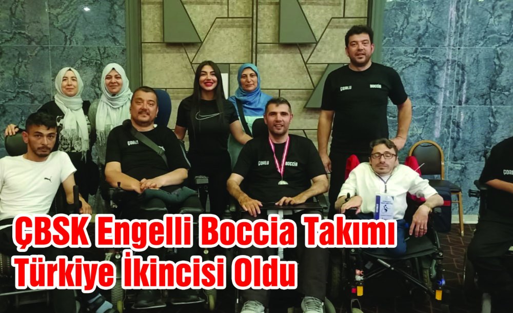 Çbsk Engelli Boccia Takımı Türkiye İkincisi Oldu