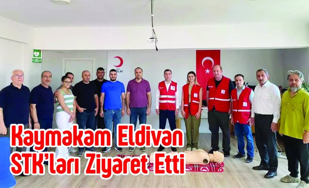 Kaymakam Eldivan Stk'ları Ziyaret Etti 