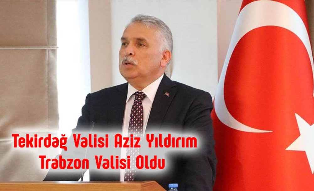 Tekirdağ Valisi Recep Soytürk Oldu 