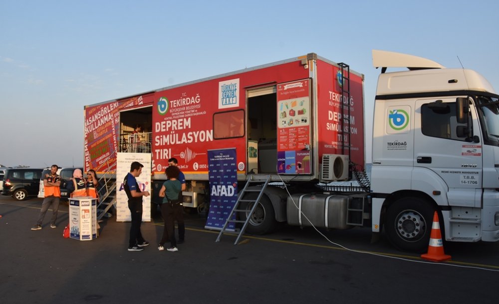 Simülasyon Tir'ı İle Uygulamalı Deprem Tatbikatı