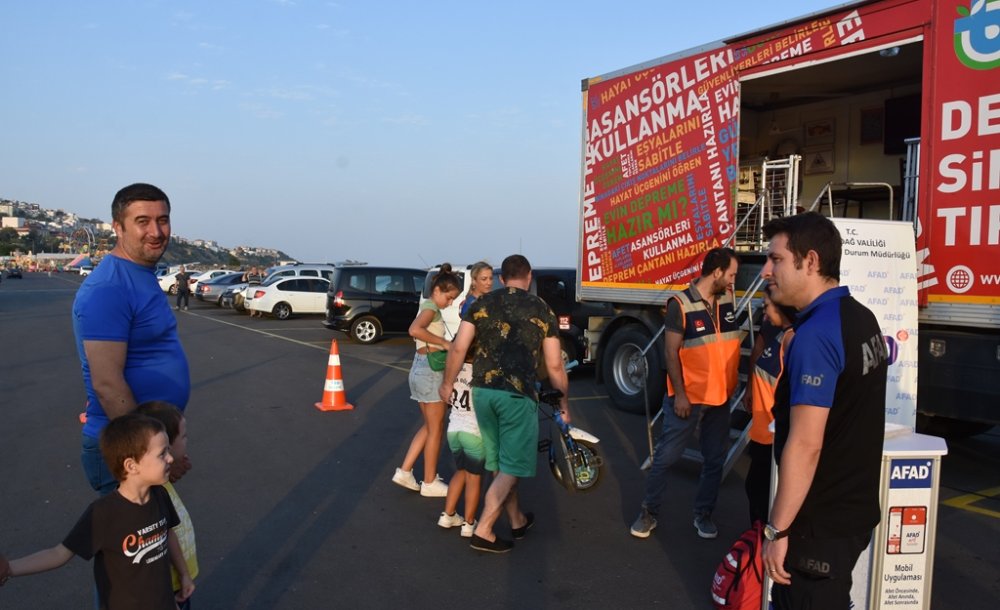 Simülasyon Tir'ı İle Uygulamalı Deprem Tatbikatı