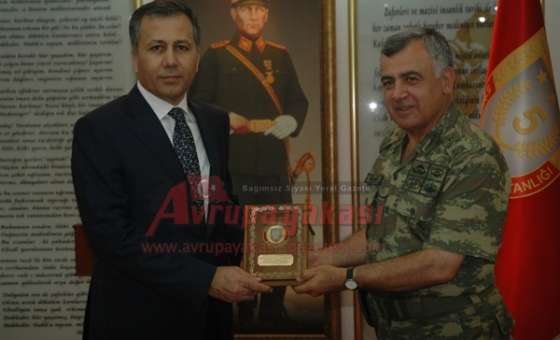 Vali Yerlikaya'dan Korgeneral Bekiroğlu'na Ziyaret