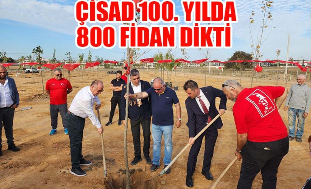 Çi̇sad 100. Yılda 800 Fidan Dikti 