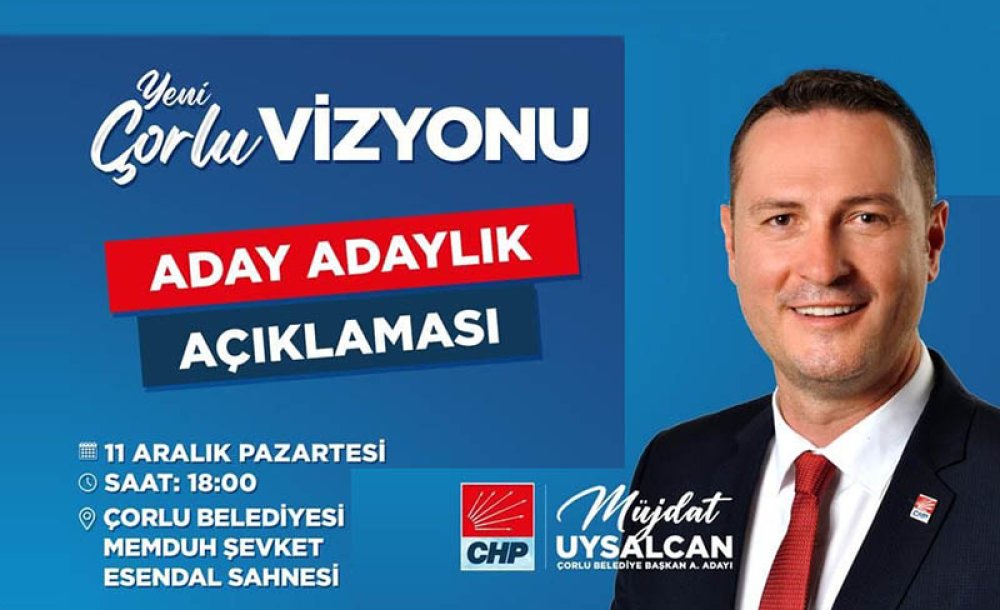 Müjdat Uysalcan Açıklamayı Bugün Yapacak