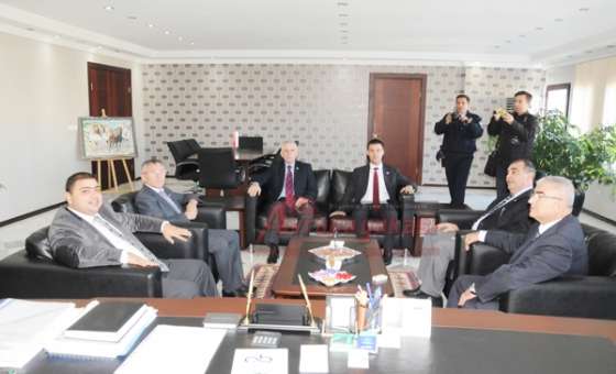 Ergene Kaymakamı Kızıltoprak'tan Başkan Baysan'a Ziyaret