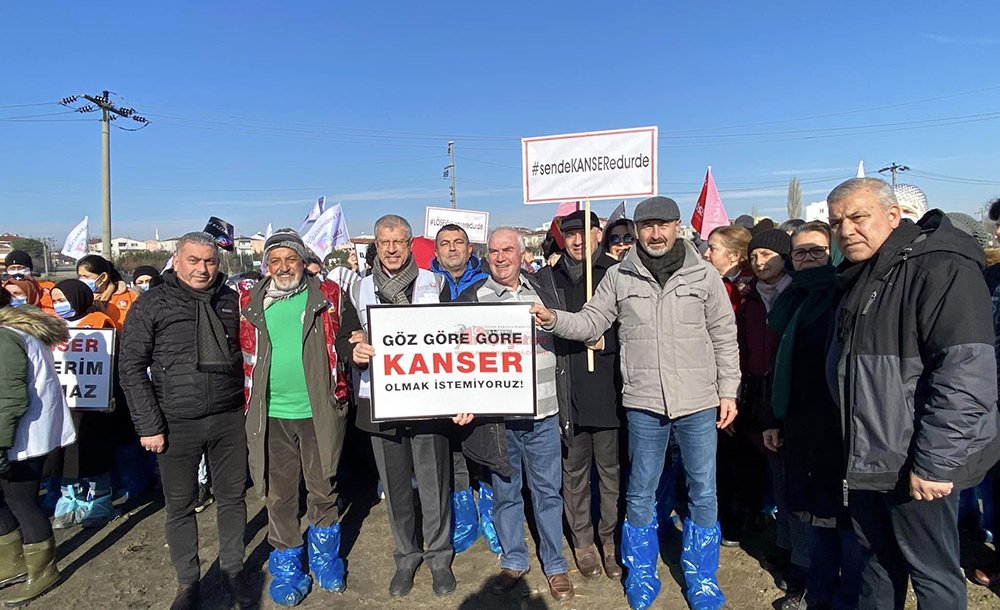 Lösev Ergene Nehri'nin Kenarından Uyarıda Bulundu “Ölmek İstemiyoruz”