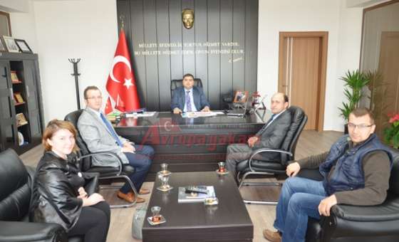 Avrupa Yakası Gazetesi`nden Kaymakam Kızıltoprak`a Ziyaret