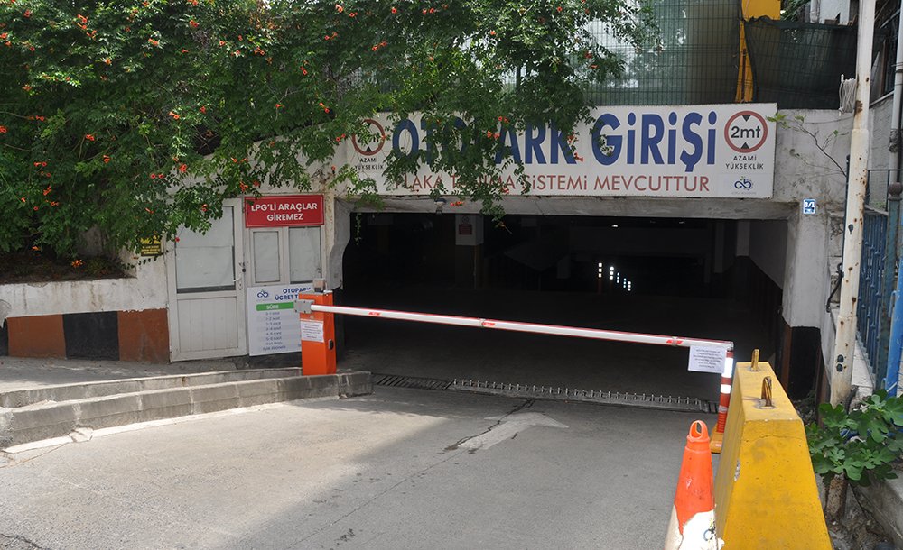 Çalışmalar Nedeniyle Otopark Kapalı 