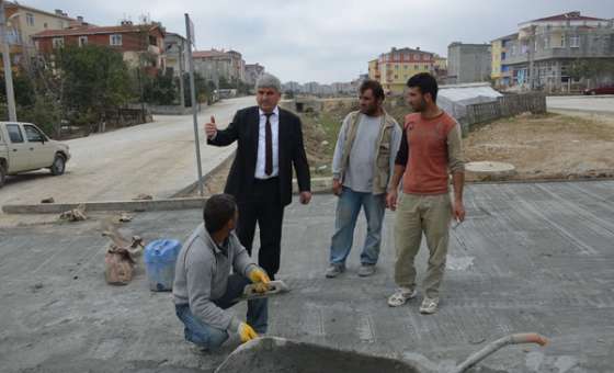 Kapaklı'da Asfalt Ve Beton  Yol Çalışmaları Devam Ediyor