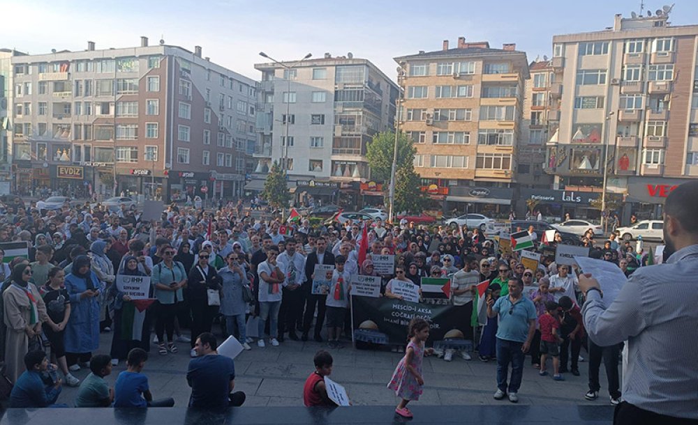 Filistin'e Destek İçin Bir Araya Geldiler 