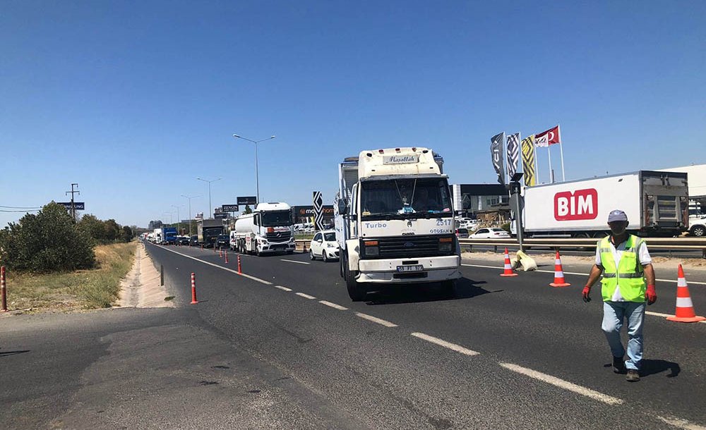 İstanbul Yolu'nda Çalışmalar Başladı