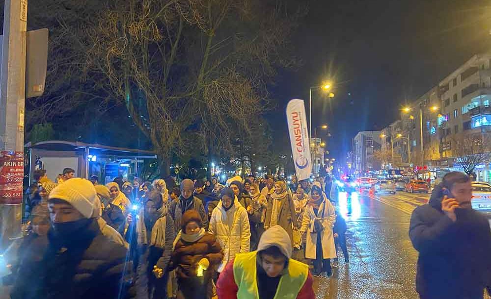 Ramazan Öncesi Fener Alayı Yürüyüşü Düzenlendi 
