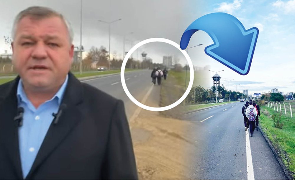 Şahpaz, Tehlikeli Yola Dikkat Çekti 