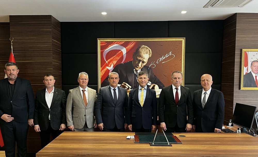 Sanayi Sitesi Yönetiminden Kaymakam Erten'e Ziyaret 