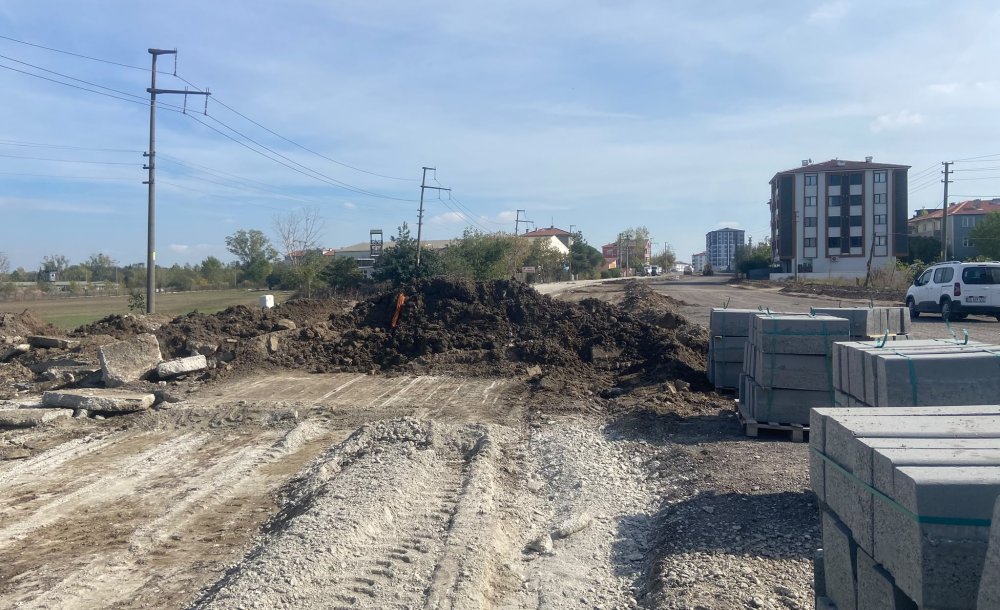Sarılar Yolu'nda Hummalı Çalışma