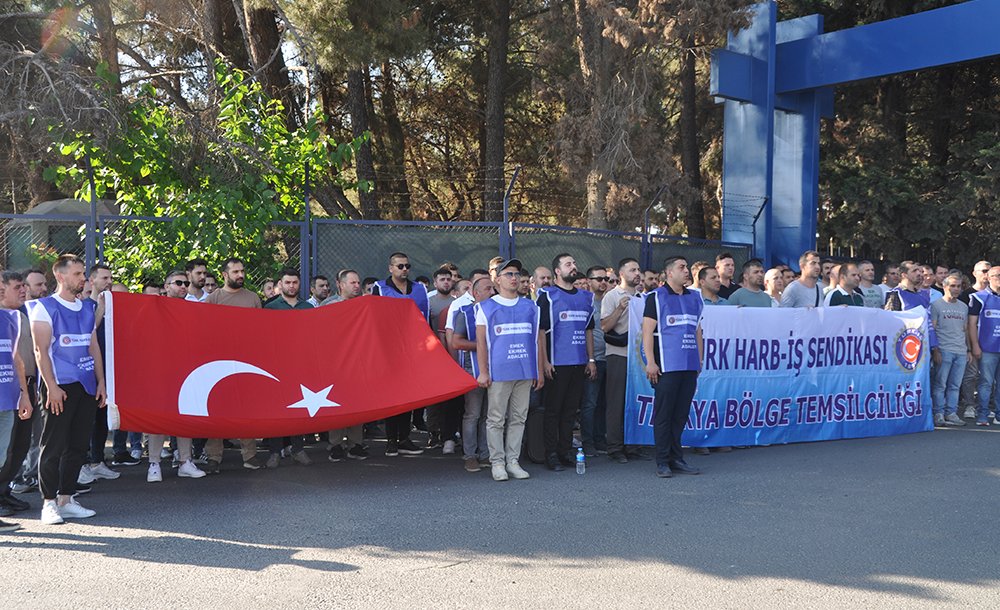 Savunma Sanayi İşçileri Hakkını İstiyor 