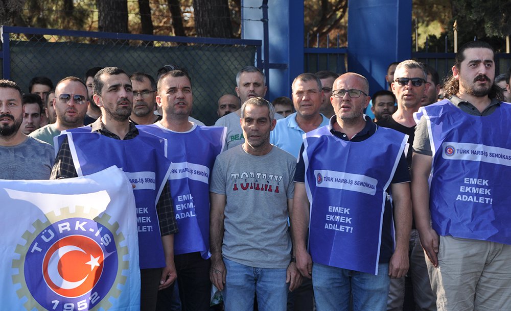 Savunma Sanayi İşçileri Hakkını İstiyor 