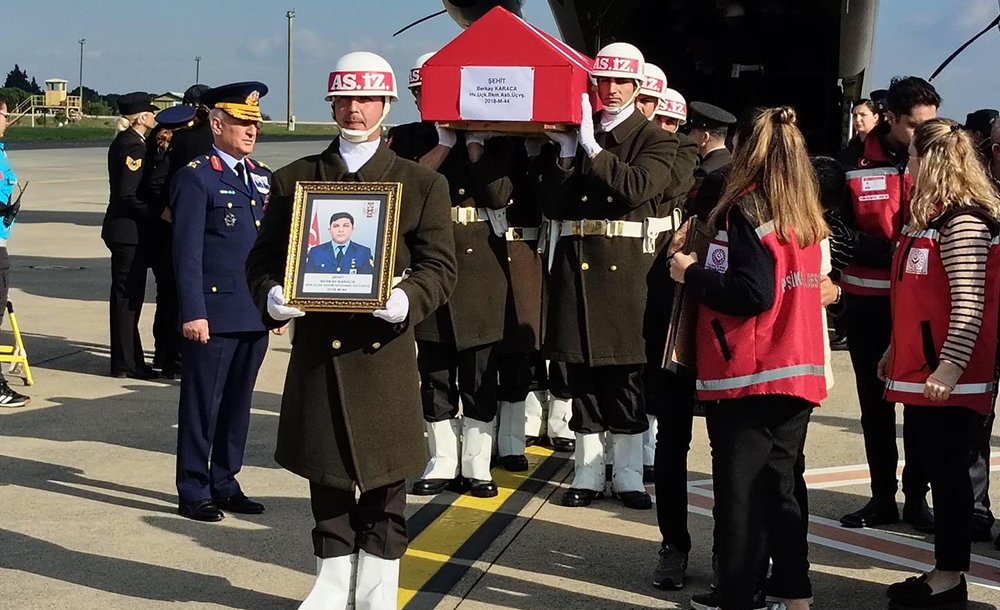 Şehitlerimiz Çorlu'da Düzenlenen Törenle Uğurlandı