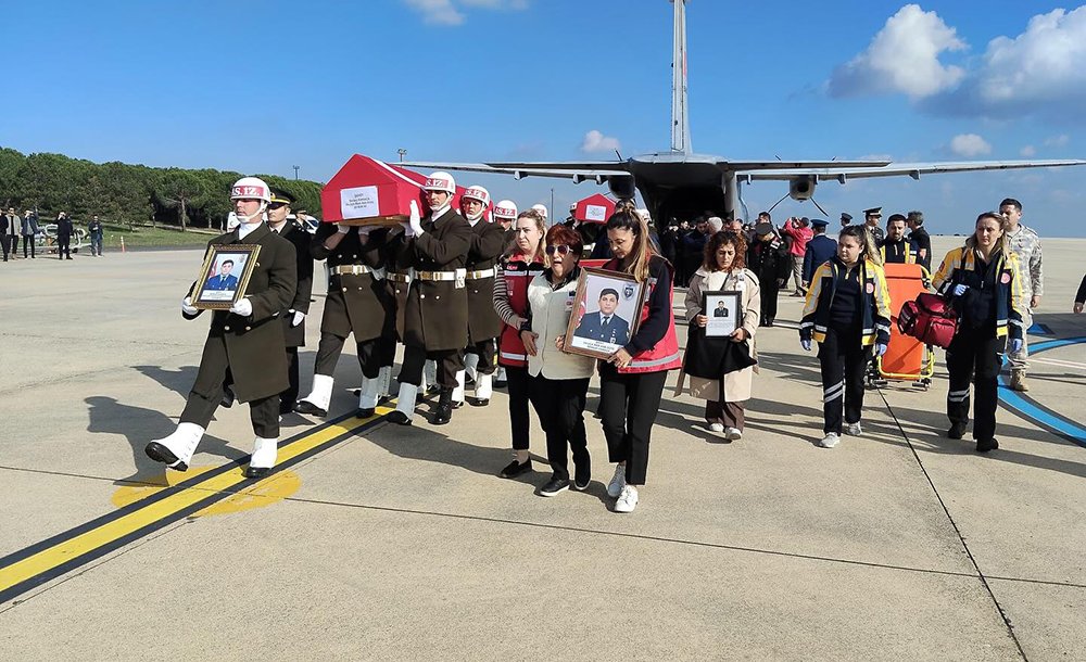 Şehitlerimiz Çorlu'da Düzenlenen Törenle Uğurlandı