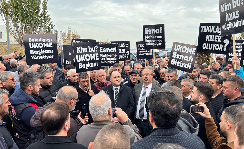 Şoför Esnafından Büyükşehir Önünde Protesto