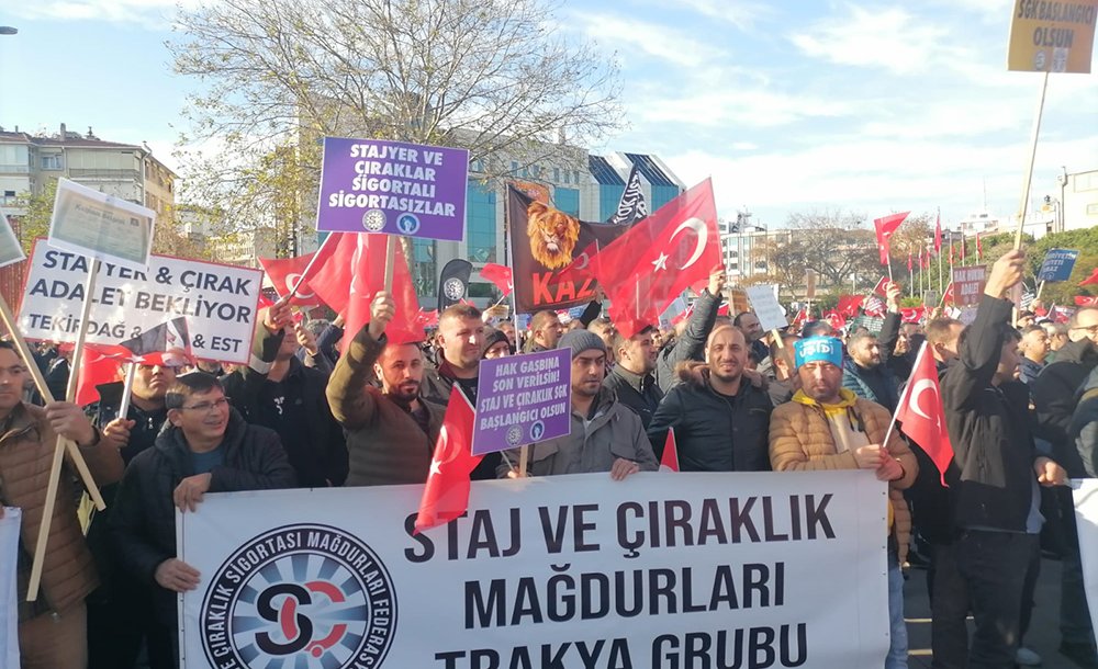Staj Ve Çıraklık Mağdurları Ankara'ya Çıkartma Yapıyor