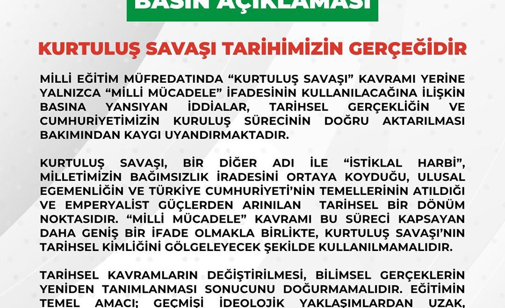 Tekirdağ Barosu'ndan 