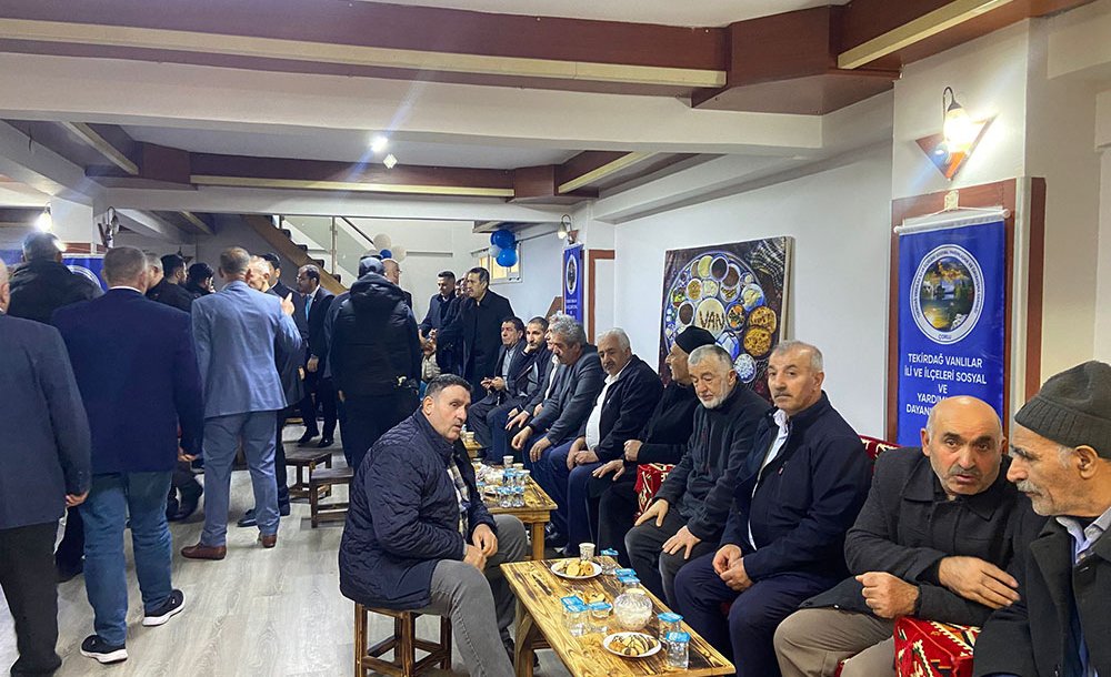 Tekirdağ Vanlılar Derneği Açıldı 