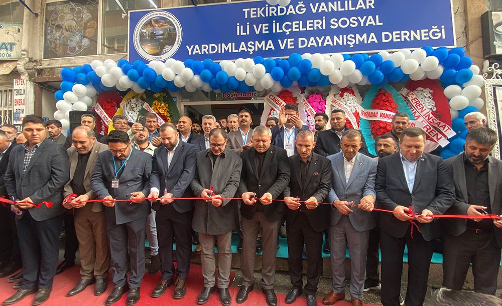 Tekirdağ Vanlılar Derneği Açıldı 