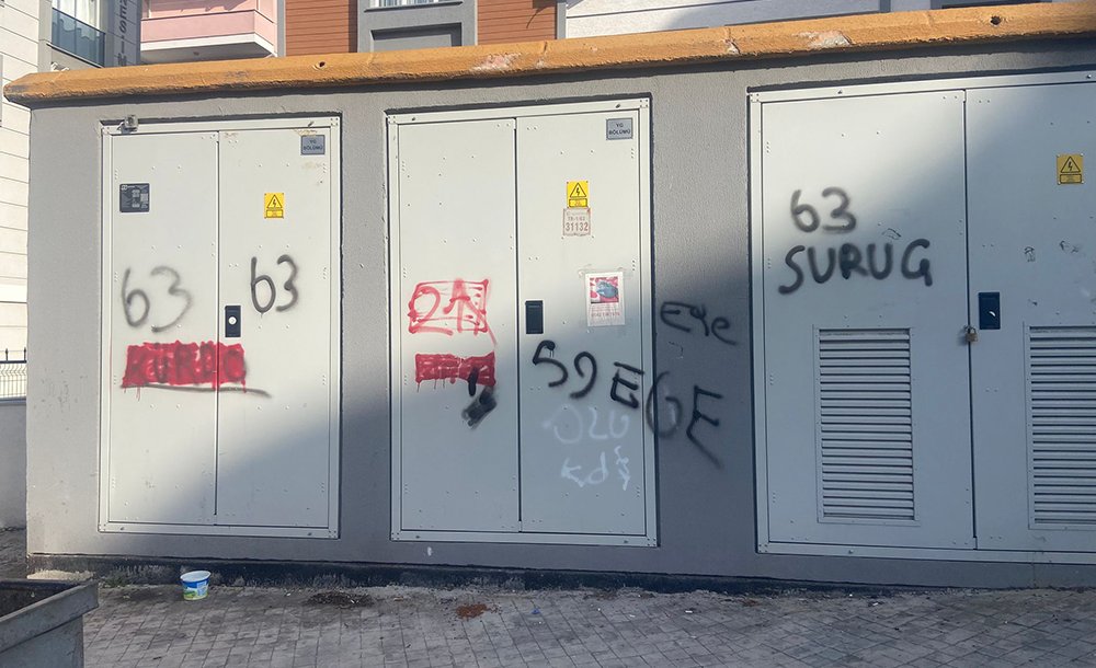 Trafolara Yazı Yazılması Görüntü Kirliliği Oluşturuyor