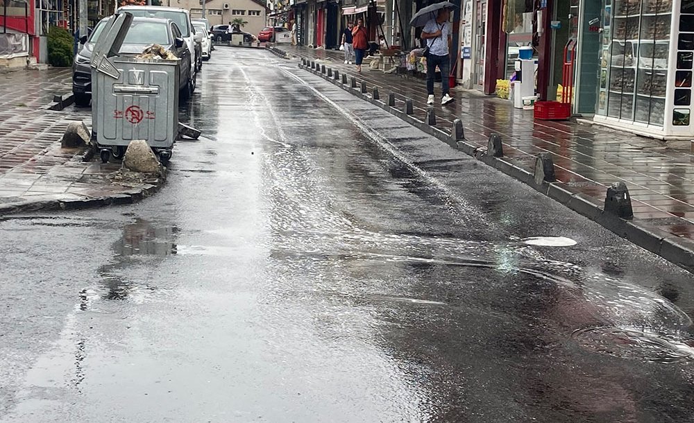 Yağmur Çorlu'yu Serinletti 