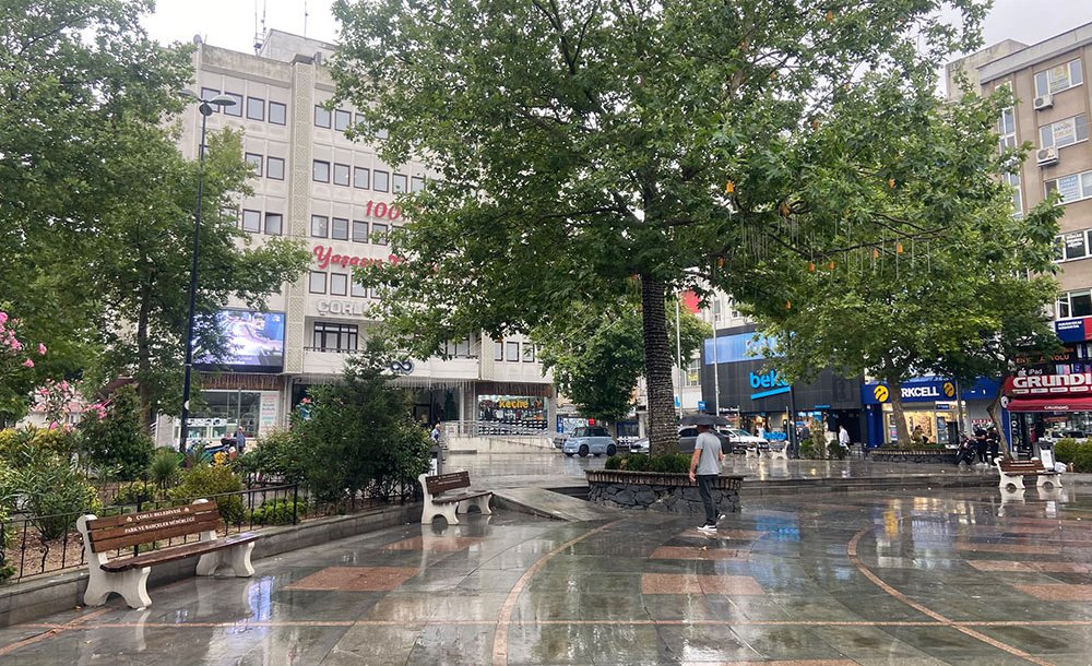 Yağmur Çorlu'yu Serinletti 
